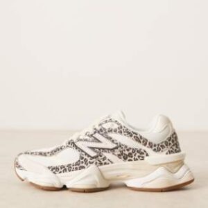 New Balance - 9060 - Baskets à motif léopard