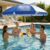 Parasol Flottant — Ton Bar au Milieu de la Piscine