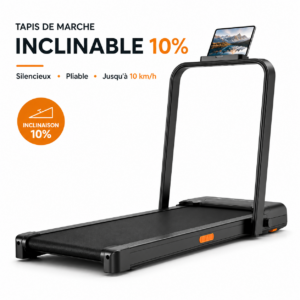 UMAY - Tapis de Course et Marche 2 en 1 avec Pente